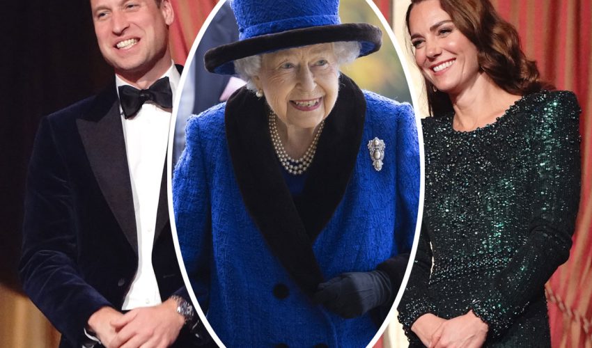 اشک شاهزاده ویلیام در ادای احترام شیرین هلن میرن به ملکه الیزابت